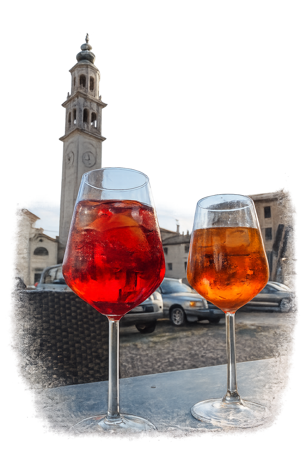 Aperitivo in the piazza