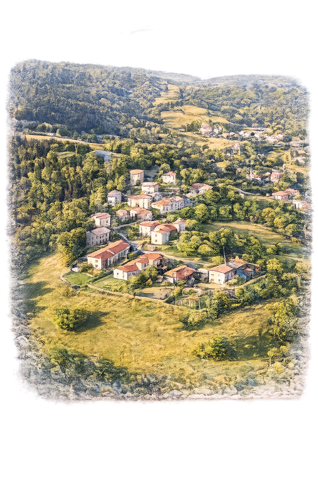 Casa Costa and the hamlet